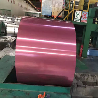 Cold Rolled Prepainted Galvanized Steel Coils 0.2 - 4.0mm ISO9001 TISCO